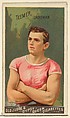 Teemer, Oarsman, from the Goodwin Champion series for Old Judge and Gypsy Queen Cigarettes, Goodwin & Company, Commercial color lithograph