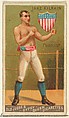 Jake Kilrain, Pugilist, from the Goodwin Champion series for Old Judge and Gypsy Queen Cigarettes, Goodwin & Company, Commercial color lithograph