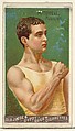 Mitchell, Pugilist, from the Goodwin Champion series for Old Judge and Gypsy Queen Cigarettes, Goodwin & Company, Commercial color lithograph
