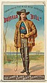 Buffalo Bill, Champion of the Wild West Hunters, from the Goodwin Champion series for Old Judge and Gypsy Queen Cigarettes, Goodwin & Company, Commercial color lithograph