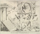 Title page: Homage to Mantegna, from "The Story of Saints James and Christopher in the Eremitani Chapel", Giovanni David Italian, Etching; second state of two