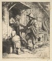 The Spectacle Seller, Adriaen van Ostade  Dutch, Etching