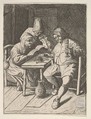 Singing Couples and Violin, Adriaen van Ostade  Dutch, Etching