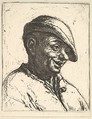 Laughing Peasant, Adriaen van Ostade Dutch, Etching