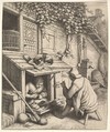 The Shoemaker, Adriaen van Ostade Dutch, Etching