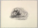 The Bloodstains 1 (Der Blutflecken 1), Ernst Barlach German, Lithograph