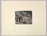 The Bloodstains 2 (Der Blutflecken 2), Ernst Barlach German, Lithograph