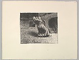 The Invisible One 1 (Das Unsichtbare 1), Ernst Barlach German, Lithograph