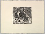 The Invisible One 2 (Das Unsichtbare), Ernst Barlach German, Lithograph