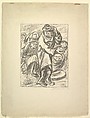 Beggars (Bettelvolk), Ernst Barlach German, Lithograph