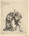 Man and Woman Walking, Adriaen van Ostade  Dutch, Etching