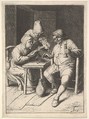 Singing Couples and Violin, Adriaen van Ostade  Dutch, Etching