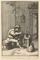 Smoker (copy), Adriaen van Ostade  Dutch, Etching