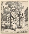 Two Gossips, Adriaen van Ostade  Dutch, Etching