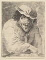 Man Leering, Adriaen van Ostade Dutch, Etching