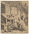 The Cobbler (copy), Adriaen van Ostade Dutch, Etching