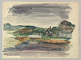 Bluff Point, CT, George Constant  American, born Greece, Watercolor