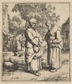 Two Gossips, Adriaen van Ostade Dutch, Etching