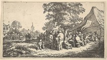 The Kermess Under the Great Tree, Adriaen van Ostade  Dutch, Etching