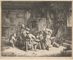 The Taste, Adriaen van Ostade  Dutch, Etching