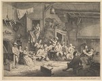 The Dance at the Inn, Adriaen van Ostade Dutch, Etching; eighth state