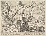 Gad, from "The Twelve Patriarchs", After Maarten van Heemskerck (Netherlandish, Heemskerck 1498–1574 Haarlem), Etching; second state