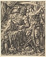 Judith Slaying Holofernes, from "The Story of Judith and Holofernes", Maarten van Heemskerck Netherlandish, Etching