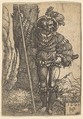A Lansquenet, Sebald Beham German, Etching