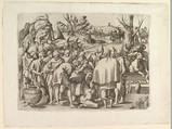 Search through the Luggage of Joseph's Brother, Anonymous, French, School of Fontainebleau, 16th century French, Etching