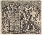 Cadmus Founding Thebes, Master of the Story of Cadmus, Etching