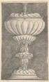 Design for a Covered Goblet, Albrecht Altdorfer German, Etching