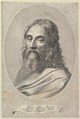 Bust of St. Joseph in an Oval, Claude Mellan  French, Engraving