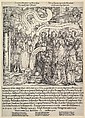 Maximilian Presented by his Patron Saints to the Almighty, Hans Springinklee  German, Woodcut