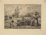 Moving into the Boat, Charles-François Daubigny  French, Etching; first state of three (Delteil)
