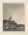 Dawn: The Cock's Crow, Charles-François Daubigny French, Etching; between fifth and sixth states (Delteil)