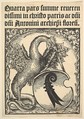 Basilisk Supporting the Arms of the city of Basel, Master DS Swiss, Woodcut
