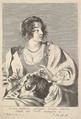 Delilah Cutting Samson's Hair, Claude Mellan French, Engraving