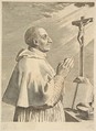 St. Charles Borromeo, Claude Mellan  French, Engraving