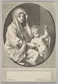 Virgin and Child, Abraham Blooteling Dutch, Engraving (reverse copy)