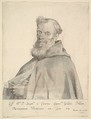 Le Père Étienne de Cesena, Claude Mellan  French, Engraving; first state of two (BN)