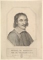 Portrait of Michel de Marolles, Claude Mellan  French, Engraving; first state (?) of three (BN)
