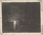 Night Time, Charles-François Daubigny French, Cliché-verre (ed. 1921)