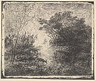 Stags, Charles-François Daubigny (French, Paris 1817–1878 Paris), Cliché-verre (ed. 1921)