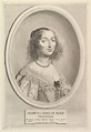 Henriette-Marie de Buade-Frontenac, Claude Mellan French, Engraving; second state of four
