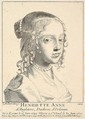Henriette-Anne d'Angleterre, duchesse d'Orléans, Claude Mellan French, Engraving; second state of two