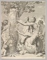Satyrs, Claude Mellan  French, Engraving; third state of three (BN)