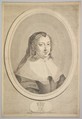 Anne of Austria, Claude Mellan French, Engraving; second state of two (BN)