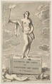 Feminine Figure, Claude Mellan  French, Engraving;second state of three (BN)