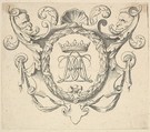 Monogram Crowned, Claude Mellan  French, Etching