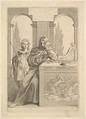 David: Title Page for Talon, L'Histoire sainte, III, Claude Mellan  French, Engraving; first state of four (BN)